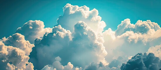 Aufkleber - Sky with clouds providing a textured copy space image