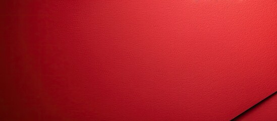 Poster - Vibrant red paper texture or background with ample copy space image