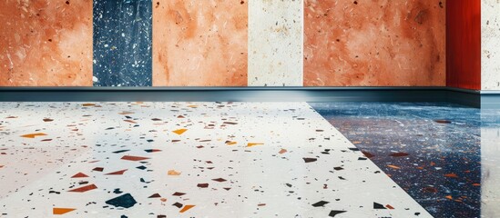 Aufkleber - Background featuring terrazzo on the floor with copy space image
