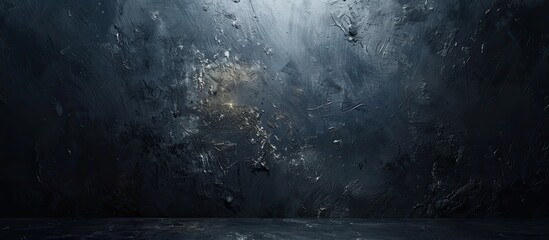 Wall Mural - Dark paint creates an artistic backdrop with a copy space image