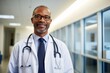 © CojanAI - Smiling portrait of a middle aged male doctor in hospital
