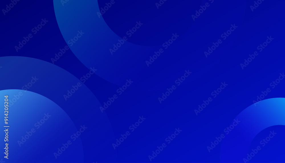 Abstract blue gradient geometric shapes background. Vector illustration ...