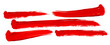 © Daniel - Set of red marker paint . Strokes isolated on transparent background