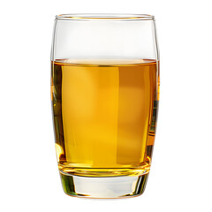 Wall Mural - Apple juice in a glass Isolate on a transparent background.