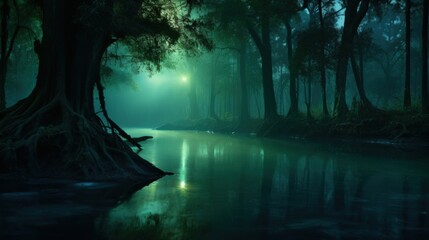 Wall Mural - Enchanted Forest River