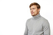© Rysak - Thoughtful Man in Grey Turtleneck