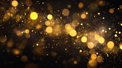 Aufkleber - Glittering light glitter background in red or orange. Fire sparkling magic star dust sparking light effect.