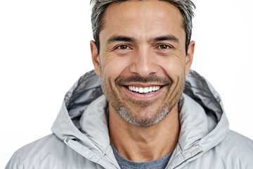 Wall Mural - Close-up Portrait of a Smiling Man