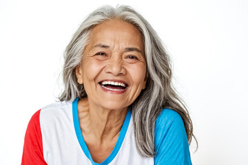 Wall Mural - Portrait of a Happy Senior Woman