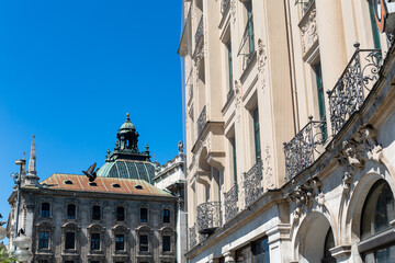 Munich, Germany - 6 August, 2024: capture the vibrant streets and historic architecture, highlighting the city's unique blend of tradition and modernity in its urban landscape