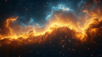 Wall Mural - fire in the sky