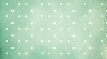 Wall Mural - A green background with white dots