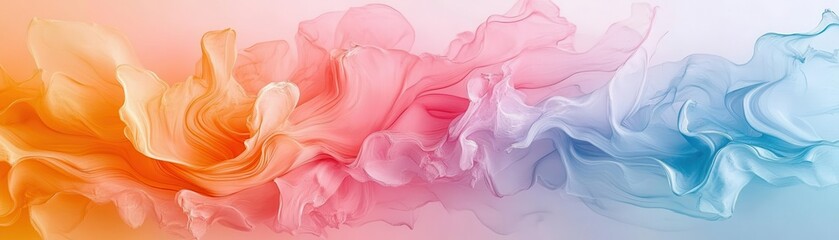 Digital art flat design top view creativity animation colored pastel