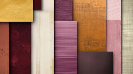 Wall Mural - Abstract background made with different textures and colors including gold, pink, white and brown. Perfect for a wide range of projects