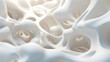 © Voilla - Abstract 3d rendering of white geometric shapes.