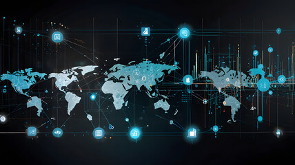 Digital tech background