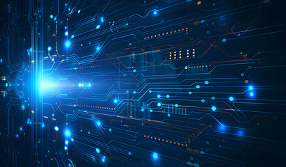 Abstract digital technology operating system background template vector   design