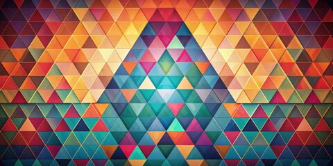 Wall Mural - Geometric abstract triangle background with bold statement , triangle, abstract, geometric, background, pattern, design, vibrant