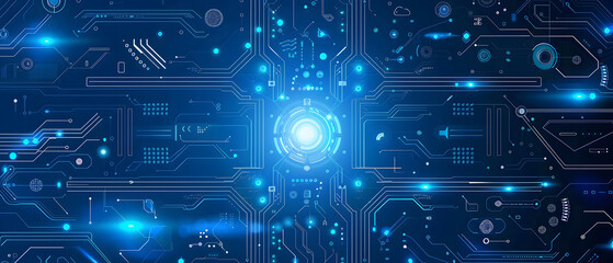 Abstract digital technology operating system background template vector   design