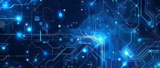 Abstract digital technology operating system background template vector   design