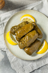 Canvas Print - Healthy Greek Stuffed Grape Leaves