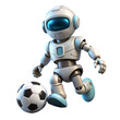 © MODERNARTWatChaRaWit - robot playing football 3d illustration