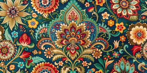 Sticker - Stunning textile patterns for enhancing designs with beauty and style, textile, patterns, elegant, flare, collection