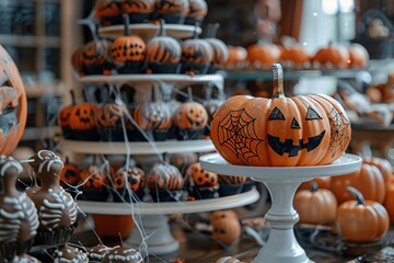 Wall Mural - Halloween Pumpkin Decoration