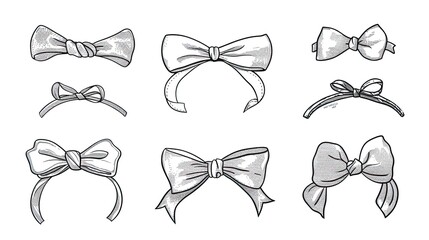 Poster - set of bows