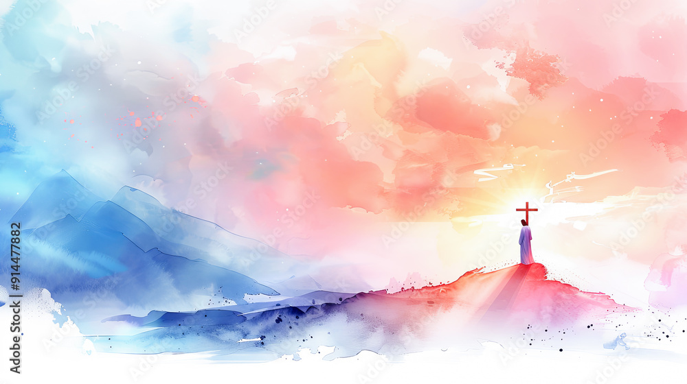 Calvary Christian worship background jesus christ crucifixion ...