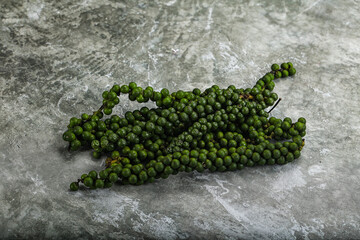 Wall Mural - Fresh ripe green peppercon heap