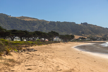 Scenic exposure along the Great Ocean Road with awesome natural formations, VIC, Australia