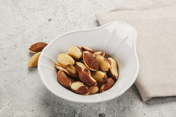 Poster - Brazil nut kernel in the bowl