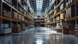 © Oulailux - A large warehouse with many boxes stacked on shelves