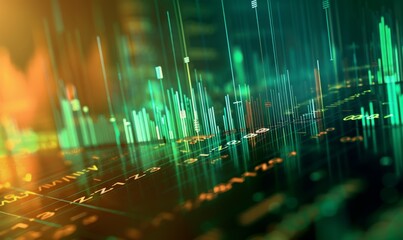 Diagram- Abstract Finance Wallpaper Background
