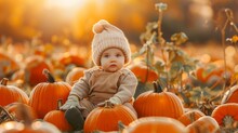 Autumn Bucket Of Pumpkins Free Stock Photo - Public Domain Pictures