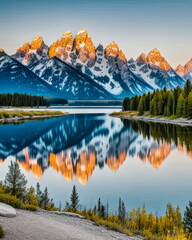 Wall Mural - Grand Teton National Park