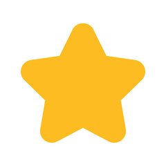 Poster - star flat icon