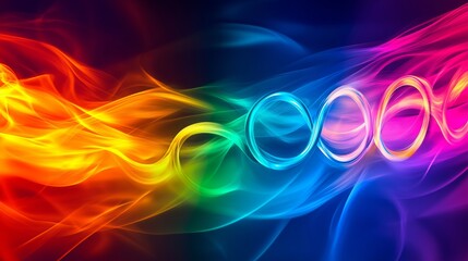 Wall Mural - abstract colored light background.