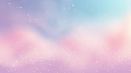 Wall Mural - beautiful sky sunset background. relaxing peaceful seamless looping cotton candy cloud wallpaper.