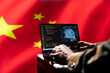 © DC Studio - Developer working in China army making bot accounts on social networks using AI machine learning. Engineer working for Chinese military building artificial intelligence troll farms to spread lies