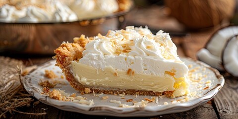 delicious coconut cream pie