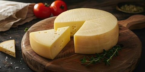 Wall Mural - delicious fontina cheese