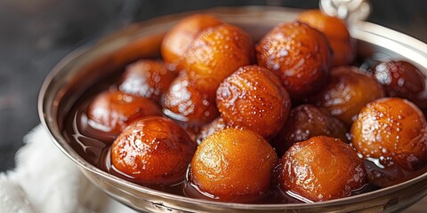 Wall Mural - delicious gulab jamun 