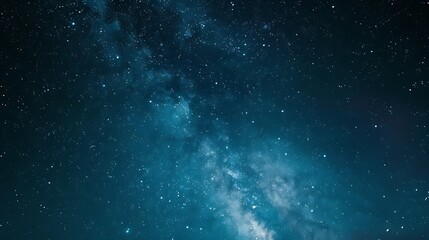 Starry Night Sky with Milky Way