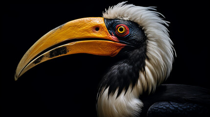 Rhinoceros Hornbill in Sumatra Indonesia