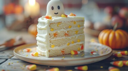 Wall Mural - Spooky Cake for Halloween