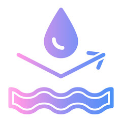 Wall Mural - water resistant Gradient icon