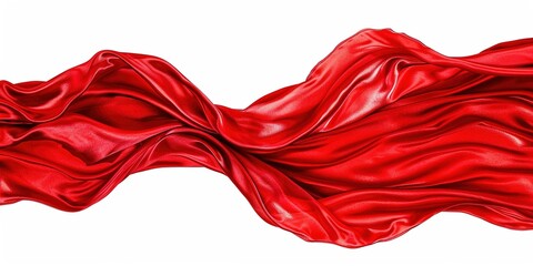 Wall Mural - red silk background