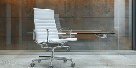 Sticker - chair in the office